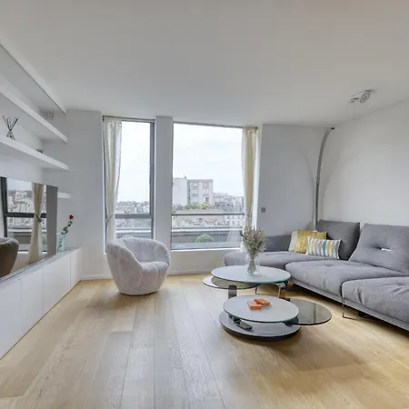 Luxury Penthouse With A/c Terrace & View-le Marais Daire *