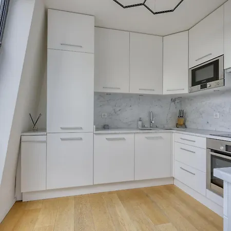 Luxury Penthouse With A/c Terrace & View-le Marais Paris