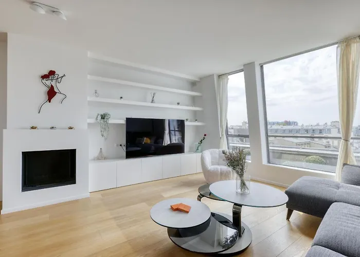 아파트 Luxury Penthouse With A/c Terrace & View-le Marais 파리