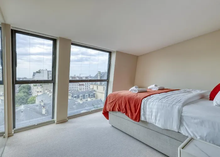 Luxury Penthouse With A/c Terrace & View-le Marais * 파리