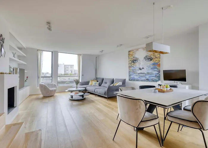 아파트 Luxury Penthouse With A/c Terrace & View-le Marais