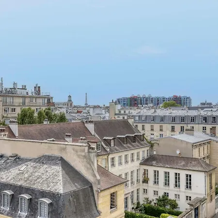 Luxury Penthouse With A/c Terrace & View-le Marais Apartment *