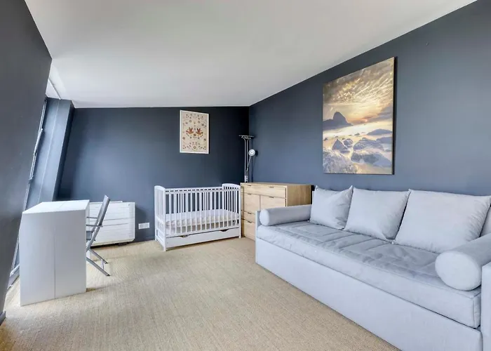 Luxury Penthouse With A/c Terrace & View-le Marais Appartement *