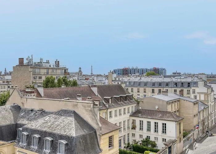 Luxury Penthouse With A/c Terrace & View-le Marais Appartement *